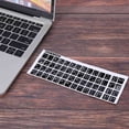 thumbnail image 2 of 3X White Letters Arabic English Keyboard Sticker Decal Black for Laptop PC, 2 of 8