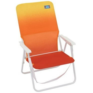 Caribbean Joe Deluxe Folding Aluminum Beach Chair - Blue - Walmart.com