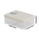 thumbnail image 3 of Fiudx Ofertas relámpago Caja frágil sellada para cocina, fiambrera de plástico calentable para horno microondas, fiambrera para comida, caja sellada para almacenamiento de frutas, 3 of 7