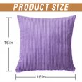 thumbnail image 3 of AUQ Decorative Pillow Covers Dense Fibers Pillow Covers 16X16 Shape Retention Cushion Covers Style5, 3 of 7