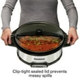 thumbnail image 3 of Programmable Slow Cooker with Party Dipper  7 Quart Capacity  Stainless Steel, 3 of 8