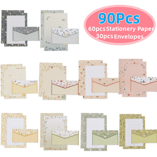 O-Check Friends Small Letter Paper and Envelope Set