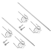 AURARMLET 2 Set Three Pronged Barbecue Forks Stainless Steel for Cooking Tools in Modern Style