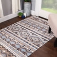 thumbnail image 2 of Ox Bay Finley Coastal, Modern, Bohemian Geometric Hand-Made Area Rug, 7' 9" x 9' 9", 2 of 7