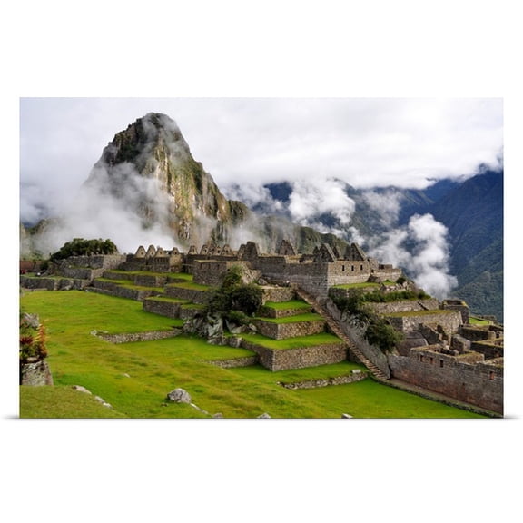 Great BIG Canvas Justin Benson Poster Print entitled Machu Picchu