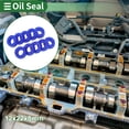 thumbnail image 2 of Anillo de Sello de Aceite Universal Unique Bargains Labio UN Sello de Eje Rotativo 12x22x8mm Alta Presión TPU Azul 10 Pcs, 2 of 7