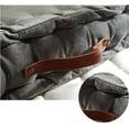 thumbnail image 4 of Cojines cuadrados gruesos para asientos de piso, cojín sólido grueso con mechones, almohada de meditación, asiento cuadrado con asa de transporte, cojín de tatami para sofá y balcón Ormromra CZJJ-ZC44-3, 4 of 7