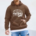 thumbnail image 1 of WILLBEST Sudaderas De Hombre Men Rugby Printed Pocket Drawstring Hooded Sweatshirt Casual Loose Comfortable Business Sweatshirt Chica, 1 of 3