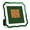 Cloud-Green-8x8, variant on Cloud-Green 8x8 Enamel Square Picture Frame for Tabletop or Wall Mount