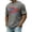 Gray #8, variant on 250 Anniversary USA T-Shirt Men 2026 American Flag Tee Tops Short Sleeve Crewneck Independence Day 4th of July Patriotic Top Navy XL