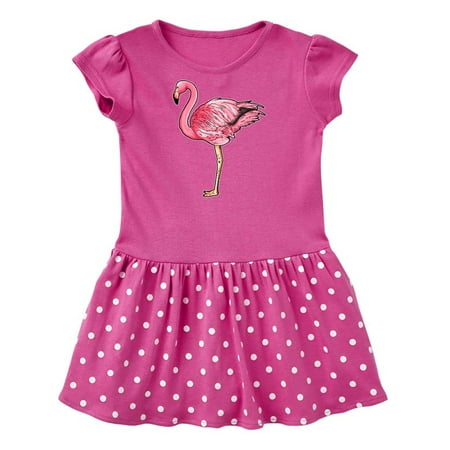 

Inktastic Pink Flamingo Gift Baby Girl Dress