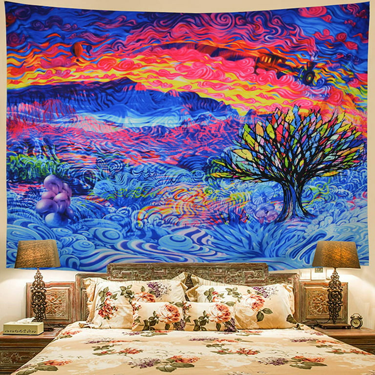 37.4*28.74 inches Geometric Abstract Print Background Cloth Mural Tapestry  Background Wall Decoration Hanging Cloth