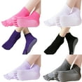 thumbnail image 2 of Solid Color Toe Socks (Adult Medium - Women's Shoe Sizes 5-10), 2 of 8