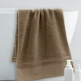 thumbnail image 6 of Beautynvta Bath Towels for Bathroom, Solid Color Cotton Bath Towel, Soft Absorbent Thickened Bath Towels for Bathroom, Travel, Camp, Hotel, and Spa, 39.4''x19.7'', Khaki, 6 of 6