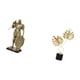 thumbnail image 5 of Estatua de caballero, figura decorativa de escritorio, escultura, arte coleccionable, estatua de hoja, artesanía de resina, ideal para el hogar y la o, 5 of 8