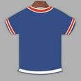 thumbnail image 3 of Men V-Neck T Shirts Design For Walmart Casual Wear T-Shirt Short Sleeve Fitted V-neck Tees for Menswear:Blue Color T-Shirt, 3 of 3