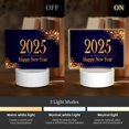 thumbnail image 3 of Fotbe 2025 Happy New Year 3 Pattern Acrylic Night Light Gift with 3 Color ModesTouch-Sensitive LED Lamp Perfect Gift for Mother's Day, Birthday, or Christmas, 3 of 9