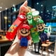 thumbnail image 2 of Llavero con figura de acción de Super Mario Bros, Stitch, Disney, juguete de PVC, colgante de silicona, bolso de dibujos animados, colgante, joyería, regalos, 2 of 5