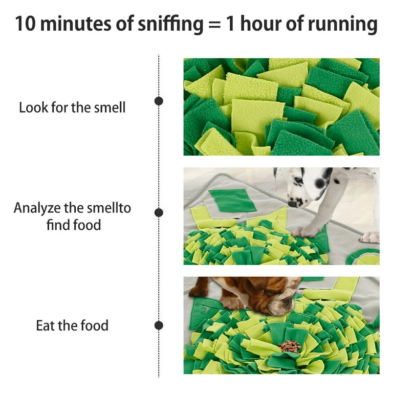Dog Snuffle Mat Pet Slow Feeding Pad Stress Relief Interactive Dog