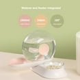 thumbnail image 2 of Distributeur de Nourriture Escargot Alimenteur Boisson Bol Animal Fournit Compact Taille Stable Performance Taille Compacte Eau Fontaine Vert, 2 of 9