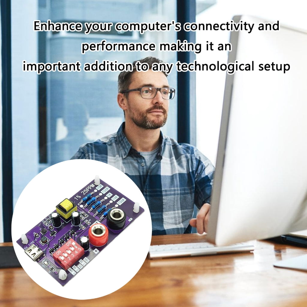 JZROCKER Voltages Resistance Reference Module 1.24V/2.5V/7.5V/5V/10V 5 Speed 100R/1K/10K/100K Reference Multimeter Calibration