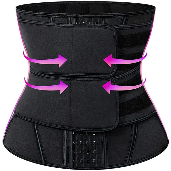 COMFREE Women's Sauna Waist Trainer Sweat Belt Compression Trimmer Workout Fitness Shapewear