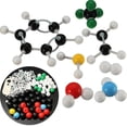 thumbnail image 1 of Molecular Model Building Set, Chemistry Learning Toy, 239 Pieces, Colorful Atoms & Bonds, Plastic Construction, STEM Classroom Activity, Educational Science Project, For Learners Learning Akmoler, 1 of 6