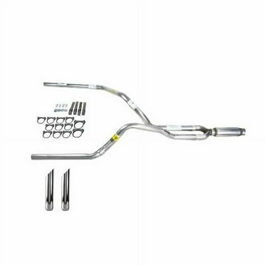 Dakota 87-96 dual exhaust 2.25 pipe Glass Pack muffler SW Tip