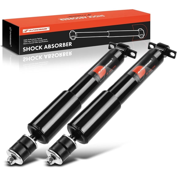 A-Premium Front Pair (2) Shock Absorber Compatible with Chevy Express 2500/Express 3500 03-19, Express 4500 09-19 & GMC Savana 2500/Savana 3500 03-19, Savana 4500 09-19, Driver and Passenger Side