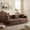 Brown, variant on Christopher Knight Home 89.3" Modern Velvet Sofa with Throw Pillows, 3 Seats, Solid Wood Base, Khaki