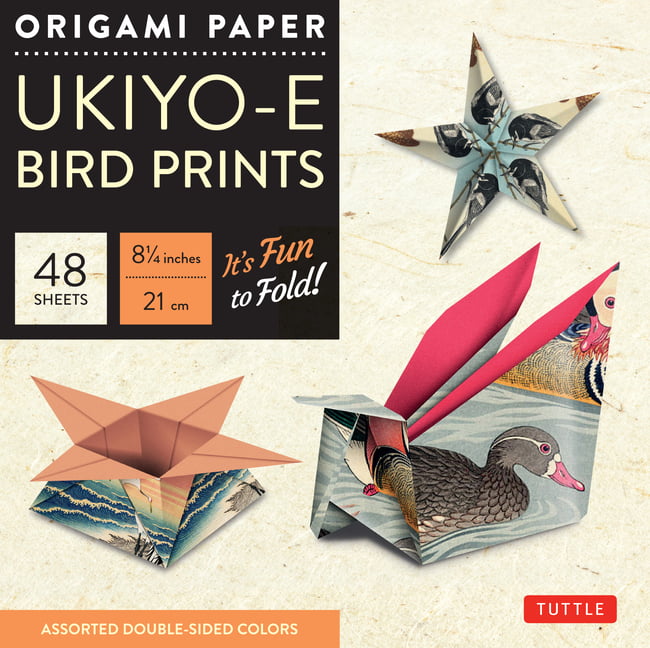 Ukiyoe Chiyogami Origami Paper-folding 6 Pattern X 4 Sheets Total 24 Sheets