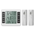 thumbnail image 1 of GETIT Wireless Digital Refrigerator Thermometer, Upgraded Version of Digital Frozen Thermometer Sensor, with 2PCS Sensor Sound Alarm and Indoor/Outdoor, 1 of 5