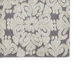 thumbnail image 5 of Better Trends 21" x 34" Bathroom Rugs 100% Cotton Soft Water Absorbent Non Slip Bath Mat Machine Washable Rug (Gray) Medallion Collection, 5 of 6