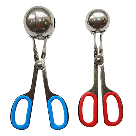 2 Pack Professional Meatball Creation Tool Meatball Making Molds Practical Detachable Handle Baller Kitchenwares