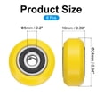 thumbnail image 2 of 8 Pcs Roue d'Imprimante 3D avec Roulement Linéaire 625RS, Roue à Poulie en Plastique pour Imprimante 20D, Jaune, 2 of 5