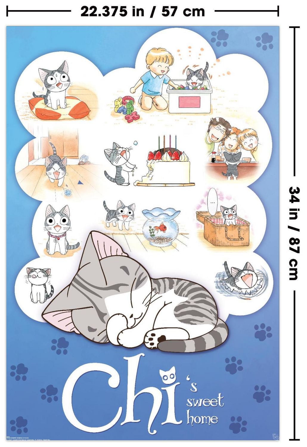 Chi's Sweet Home Wall Poster, 22.375" x 34"