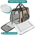 thumbnail image 2 of PetAmi Premium Airline Approved Soft Sided Pet Carrier, 2 of 8