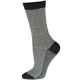 thumbnail image 4 of Sierra Socks Women's Mercerized Cotton Herringbone Dress Casual Crew, 4 of 5