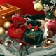 thumbnail image 1 of Bolsas de regalo navideñas con cordón - tela de franela reutilizable para caramelos, galletas y detalles de fiesta, rojo y verde, 15x13cm, 1 of 8