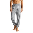 thumbnail image 3 of Zormilly Mens Pajama Pants Elastic Waist Lightweight Cuffed Lounge Pants with Pockets Soft Casual Pajama Bottoms, S-2XL, 3 of 7