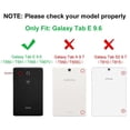 thumbnail image 2 of For Samsung Galaxy Tab E 9.6 / Samsung Tab E Nook 9.6 Tablet Case - Fintie Folio PU Leather Stand Cover, 2 of 7