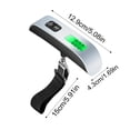 thumbnail image 2 of Handheld Luggage Scale With Hook, Digital Hanging Scale For Travel, Portable Electronic Scale For Baggage, Lightweight Weighing Scale For Home & Outdoor Use, Luggage Weighing, 2 of 5