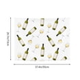 thumbnail image 4 of Champagne Bottle And Glasses Tapestry for Bedroom - Tapestry Wall Hanging Wall Tapestry for Dorm Wall Decor Home Decoration , Aesthetic Funny Tapestry 29 x 37in, 4 of 5