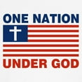thumbnail image 3 of CafePress - One Nation Under GOD Sweatshirt - Crew Neck Sweatshirt, 3 of 4