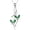A-Emerald Green, variant on Anniversary Jewelry Gifts for Her, 925 Sterling Silver Infinity Butterfly Pendant Necklace with Birthstone Crystal from Austria, Birthday Christmas Jewelry for Women 18 Inches (Gift Box)