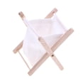 thumbnail image 1 of Milaget 1/12 Dollhouse Miniatures Laundry Basket Laundry Hamper for Balcony Bathroom Solid Color, 1 of 9