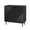 Black, variant on GZXS 35-Inch Accent Cabinet with 2 Doors, Freestanding Storage Cabinet with Adjustable Shelf & Sturdy Metal Legs, Sideboard Buffet Cabinet for Living Room, Entryway & Dining Room (Navy Blue)
