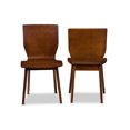 thumbnail image 2 of Silla de comedor Baxton Studio Elsa Madera doblada Nogal oscuro Estilo escandinavo moderno, 2 of 2