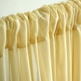 thumbnail image 6 of BalsaCircle 10 feet x 10 feet Sheer Voile Backdrop Drapes Curtains 2 Panels 5x10 feet Wedding Party Champagne, 6 of 7
