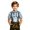 001-Light Blue775, variant on Byoo Vintage Printed Shirt for Toddler Boy Gingham Bavarian Short Sleeve Top Oktoberfest Casual Blouse
